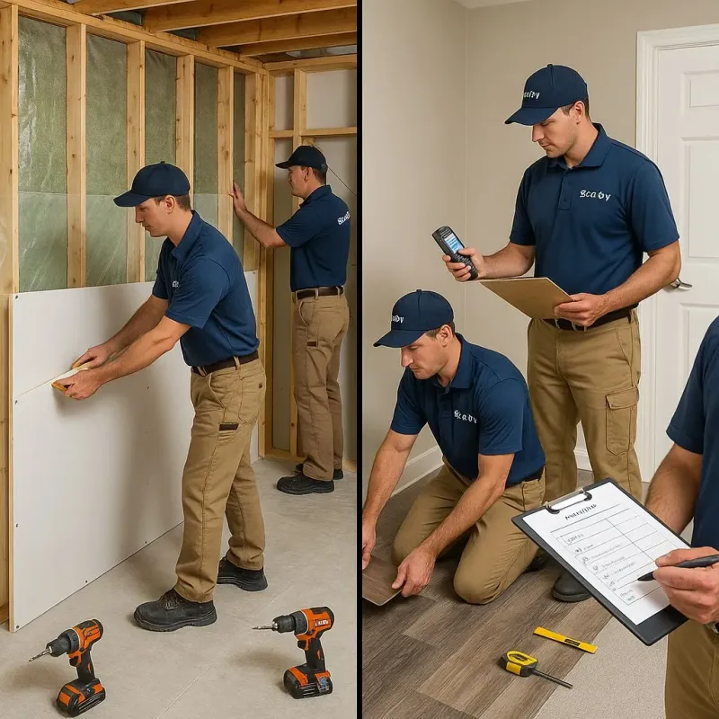 Repairs and Reconstruction process in Andover, MN